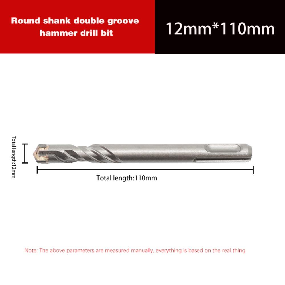 1Pcs 4/5/5.5/6/8/10/12mm Electric Hammer Drill Bit 4 Cutters Impact Drills Wall Brick Block