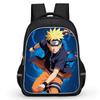 NARUTO Аниме Молодежный Рюкзак Повседневный, С Регулируемым Плечевым Ремешком и Передним Карманом, Легкий и Прочный, для Мальчиков и Девочек Возраста 5-11 лет