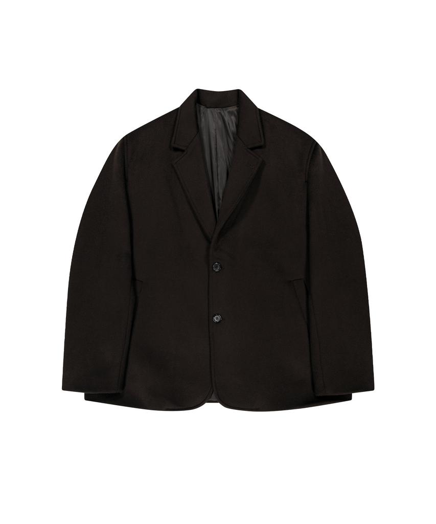 Endoor Warm Wool Blazer Jacket (Brown)