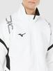 Mizuno MC Line and Training Size 32MCA110 Warm-Up Jacket, Sweat-Wicking Quick-Drying, Wear, White, XL,