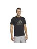 Adidas Men's Camo Short Sleeve T-Shirt EKH83, Black (HS3215), Size L