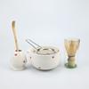 4/5/6 PCS Bamboo Whisk Heart-Shaped Matcha Bowl Strainer Mesh Matcha Whisk Set  Tea Preparation