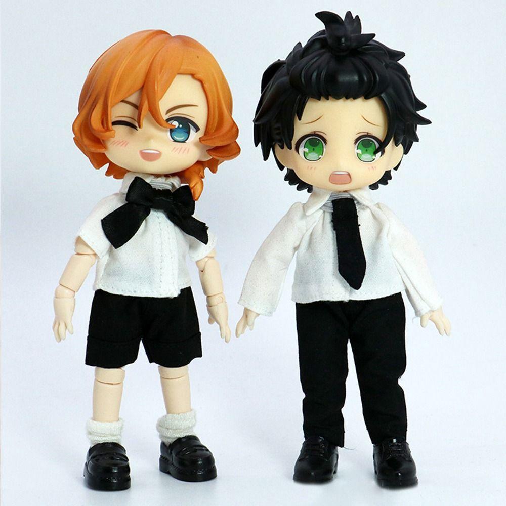 For 1/11ob11 For 1/12Bjd Doll Casual Wear Shirts Shirt Leggings Doll T-shirt Tops Doll Clothes