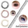 5Pcs 20cm Length Doll Eyelashes Black Brown Tawny Plush Eye Lash Doll Eyelashes Doll Parts Birthday Gifts Toy DIY Accessories