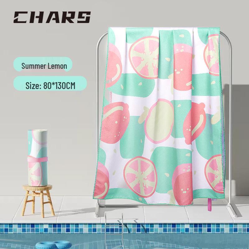 Portable Quick-Dry Absorbent Wearable Bath & Beach Towel Poncho