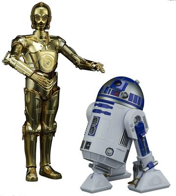 BANDAI SPIRITS Звездные Войны 1/12 C-3PO & R2-D2 Предварительно окрашенная пластиковая модель