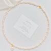 High Quality 650 Warm White Shijia Pearl Maillard Wind Necklace Collarbone Chain Neck Chain Sweater Chain Women'S Pendant