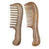 Natural Sandalwood Hair Combs Anti-Static Wooden Comb Massager Long Wide Tooth Detangle Sandalwood Comb Hair Care Household Gift