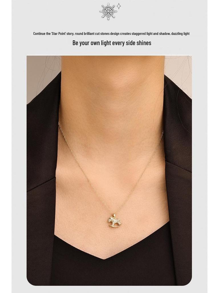 2025 Little Horse Copper Alloy Necklace: Advanced Design, Luxury & Versatile Jewelry