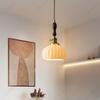 Светодиодный ретро E27 небольшой подвесной светильник для гостиной, спальни, прикроватный светильник, керамический американский латунный светильник из ореха, высококачественный барный светильник