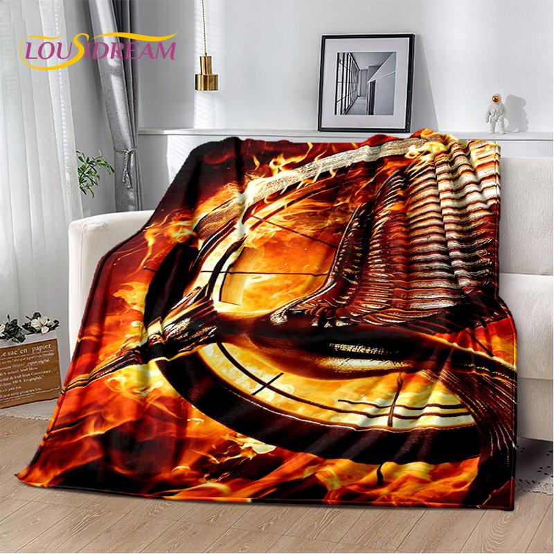 3D The Hunger Games Movie Archer Character Soft Flannel Blanket for Beds Bedroom Sofa Picnic,Throw Blanket for Cover Outdoors