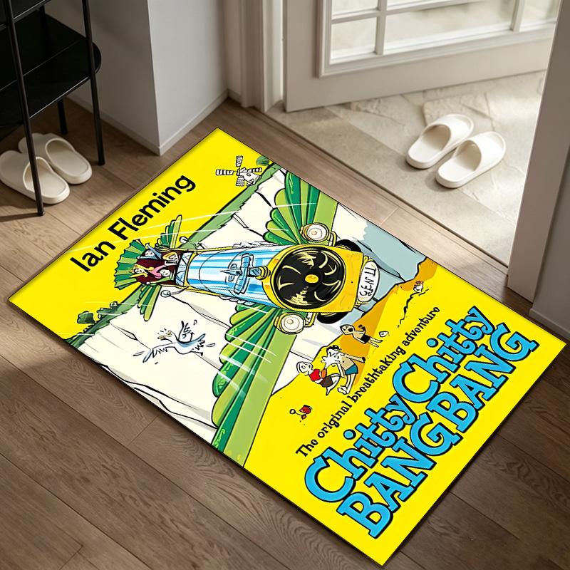 Chitty Chitty Bang Bang Carpet Non-slip Indoor Mat Suitable for Office Chair Living Room Computer Desk Decorative Home Office Carpet Polyester Fiber M