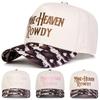 Унисекс Бейсболки Make Heaven Rowdy с вышивкой букв Весна Осень Уличные Регулируемые Повседневные Кепки Кепка от солнца Спортивная Кепка