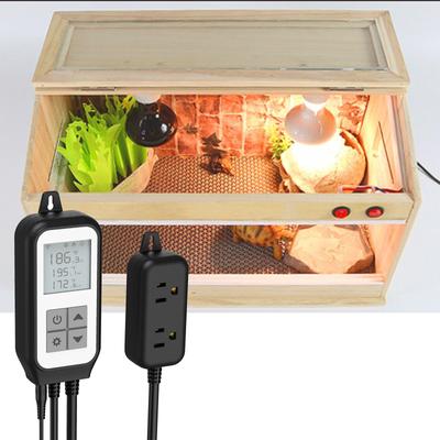 Интеллектуальная розетка для контроля температуры, цифровой дисплей, WIFI, датчик температуры, термостат, двойной