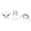 3PCS Breast Milk Pump Flange Inserts Breast Converter Practical Breast Pump Replacement 17mm 19mm