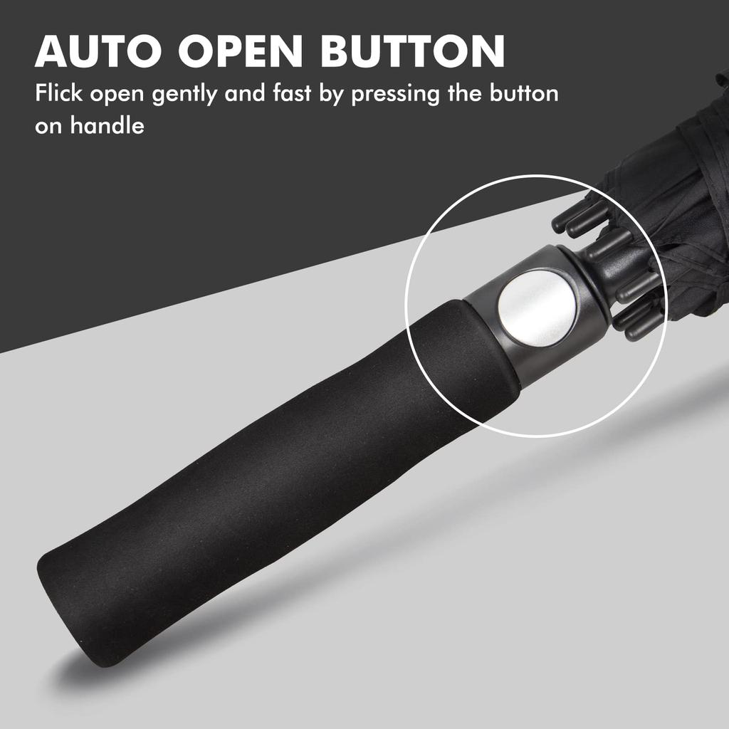 NINEMAX Golf Супер Идеально для Сильного Дождя и Сильного Дождя и Включает Чехол для Хранения для Мужчин и Зонт, 54/62/68 Дюймов, Двухслойный, Большой,