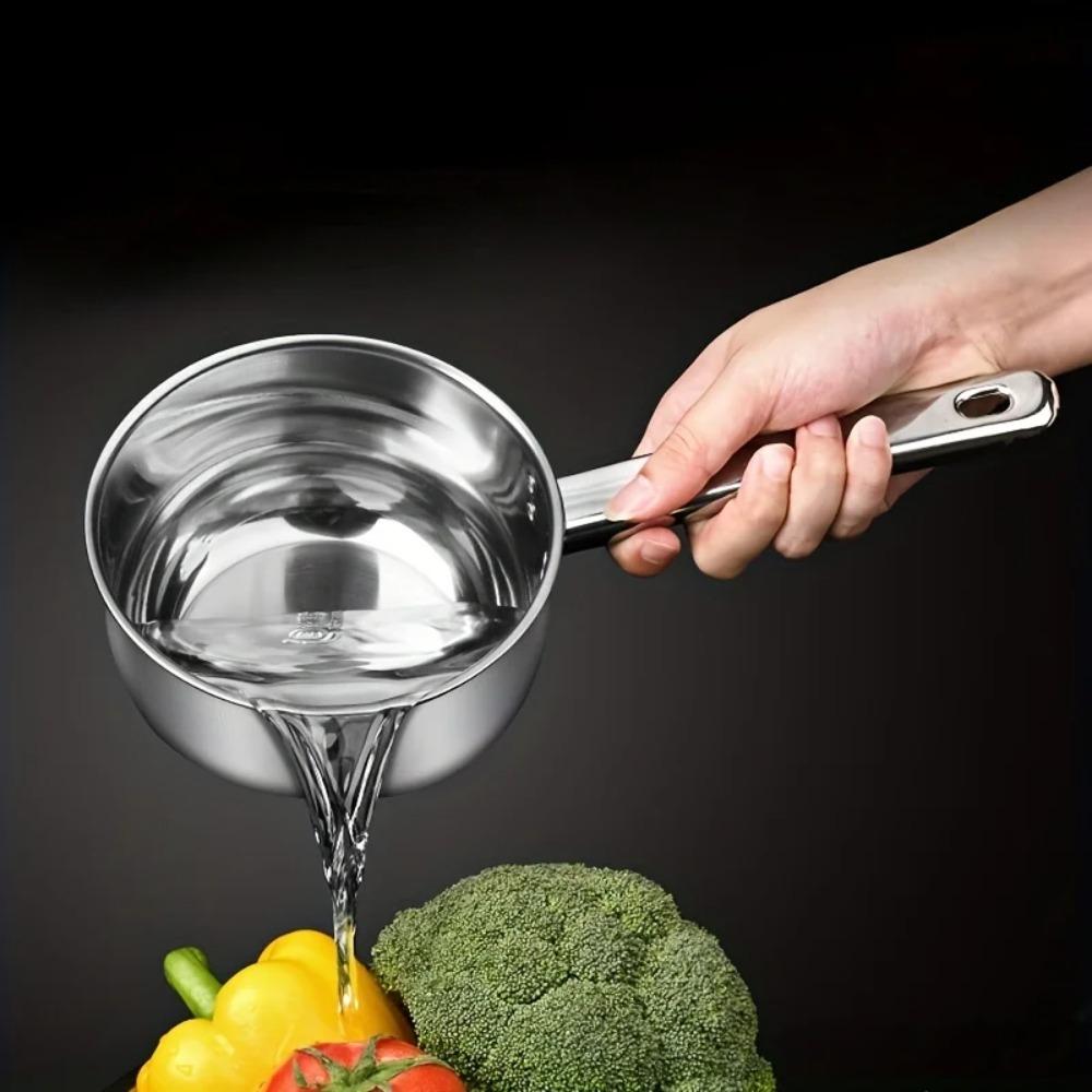 Thicken Water Scoop Rustproof Milk Pot Kitchen Accessories Stainless Steel Water Ladle Soup