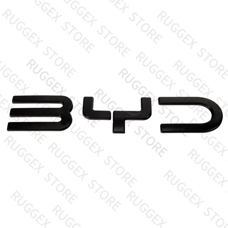 Передняя Задняя Эмблема Буква Логотип 3D Наклейка-Накладка Черная Для BYD Shark 6 Декоративная Наклейка на Автомобиль для Пикапа Shark 6 Автоаксессуары
