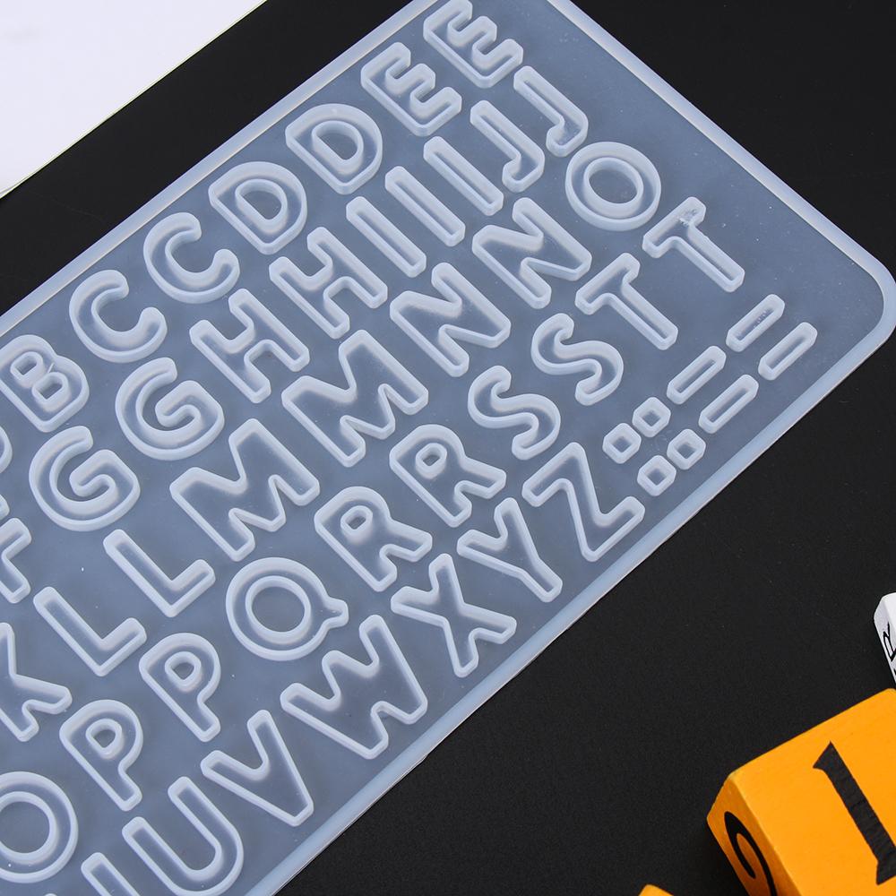 Сделай сам Кристалл УФ Эпоксидные Буквы Смола Форма Инструменты для Изготовления Ювелирных Изделий Силиконовая Форма Литьевые Формы