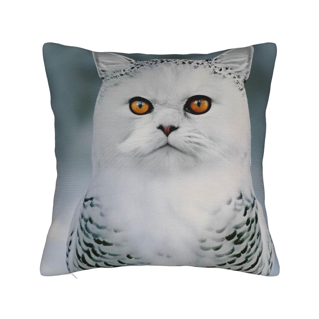 Наволочка Meowl Забавная Милая Кошка Сова Винтажная Наволочка Для Гостиной Наволочки На Подушки Для Стульев