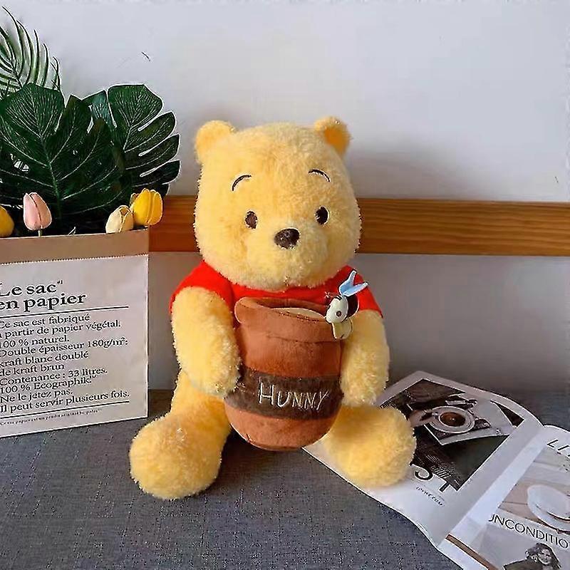 Pooh Bear Winnie Hold The Honeypot Stuffed Plush Toys Kawaii Winnie The Pooh Plush Dolls Gifts For Children Kids