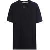 OFF WHITE Мужские футболки Черная с круглым вырезом Средняя OWAA029R187700081040