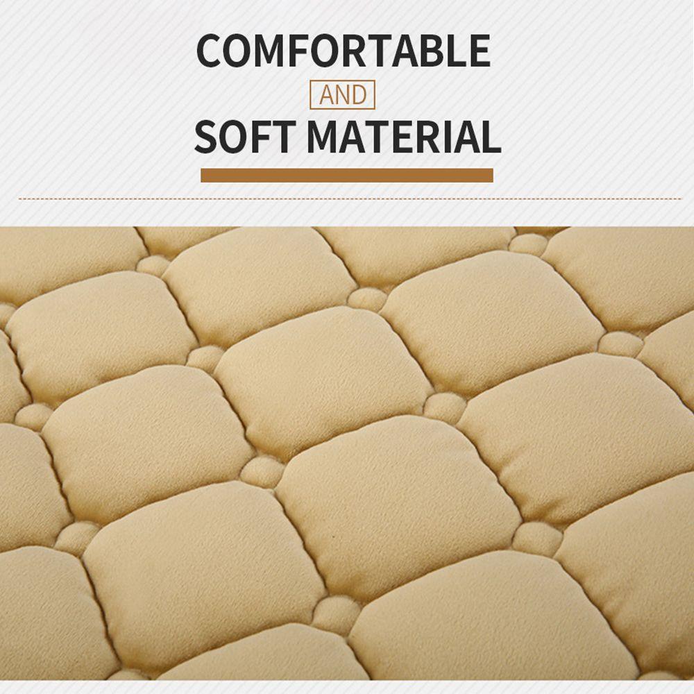 Pad For Car Interior Accessories Wool Plush Car Seat Cover Cushion Anti-slip Auto Protector
