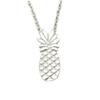 [Q6159] - Handmade Silver 'Pineapple' Necklace - 15x6 Mm