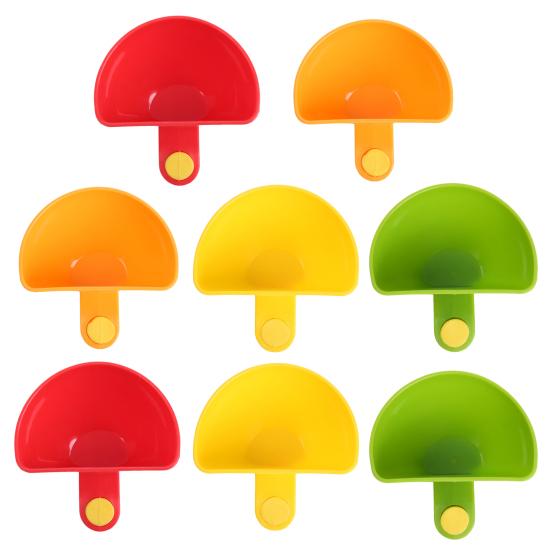 Миски для приправ на клипсах Силиконовые соусницы с надежным захватом Безопасные для мытья в посудомоечной машине Соусные чашки для кетчупа горчицы и закусок