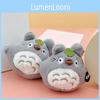 Mini Totoro Plush Toy Soft And Cute Cat Stuffed Animal Keychain Bag Charm**