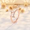 INS Минималистичное кольцо-сердце Женское Легкий Роскошный Стиль Новое Чувство Кольцо на Указательный Палец и Мизинец Повседневная Мода Ручные Украшения