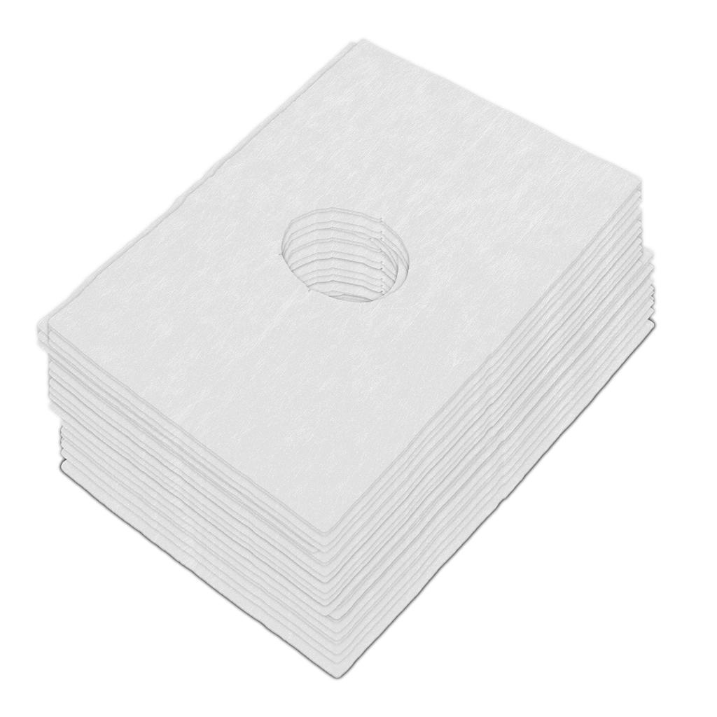 200pcs Round Hole Disposable Face Rest Cover NonWoven Fabric Massage Bed Table Face Covers