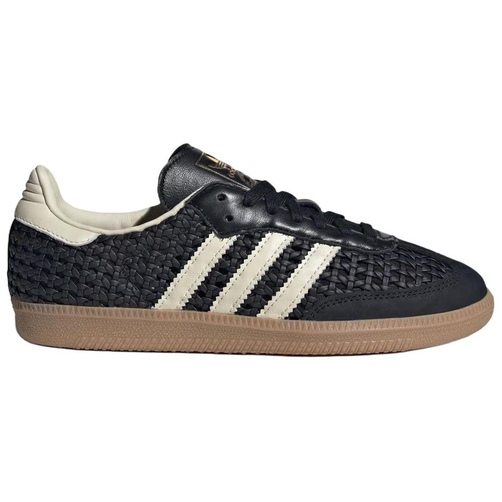 adidas Оригинальные кроссовки Samba Немецкой армии Унисекс Черные HQ9282
