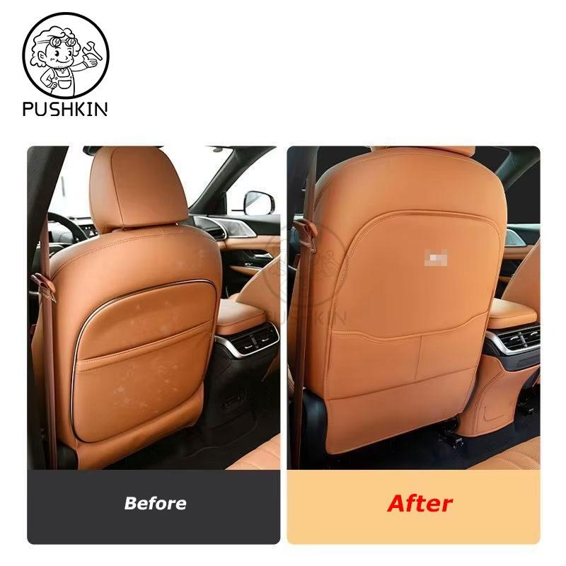 For Xpeng G9 XiaoPeng 2026 2025 2024 Car Leather Seat Kick Rear Seat Protection Mats Scratch & Dirt Resistant Auto Accessories