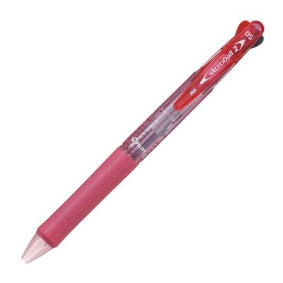 Шариковая ручка Pilot Acroball 2 Прозрачная Мягкая 10 BKAB300EF10CSP 0,5" Двухцветная ручка, Розовая, Ручки,
