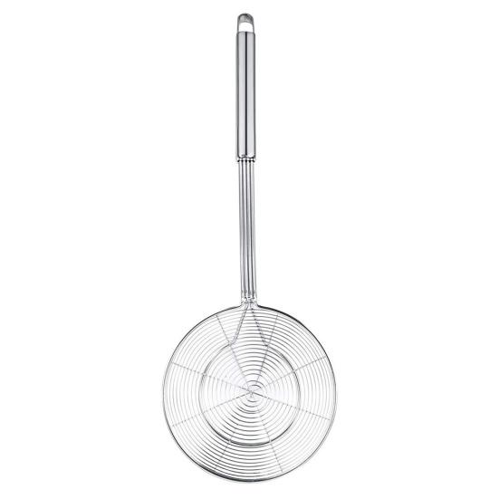 Круглый дуршлаг из нержавеющей стали с длинной ручкой, кухонный дуршлаг, фильтр-сетка, совок