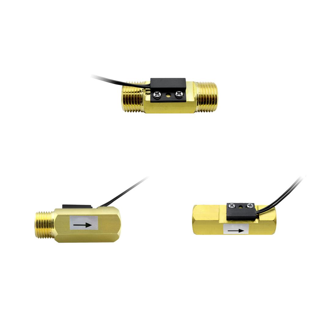 Compact 220V Brass Water Flow Switches Easy Installation Water Flowing Measurement Switches for Various Applications