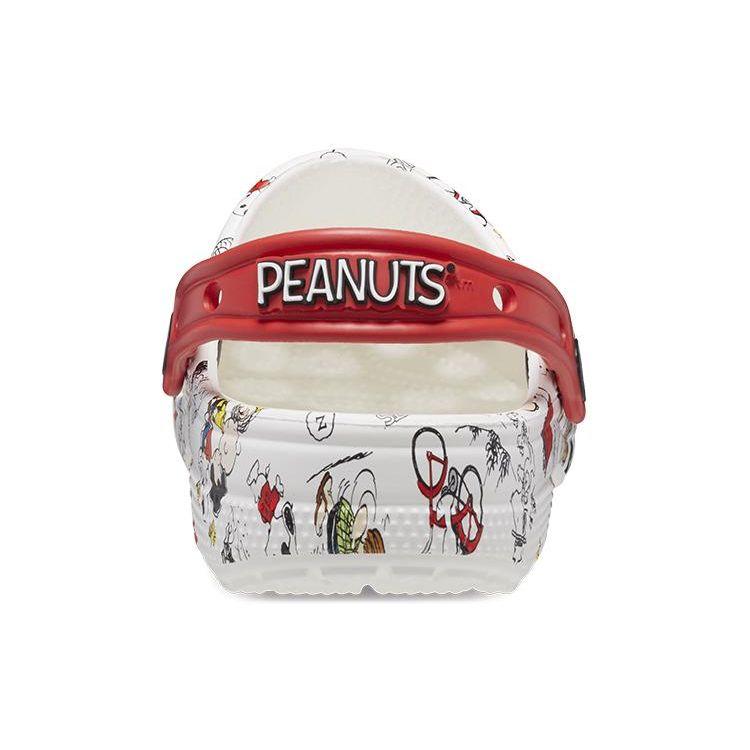 Crocs Peanuts x Classic Clog Сникеры мужские с принтом по всей поверхности Белый Мульти 208629-94S