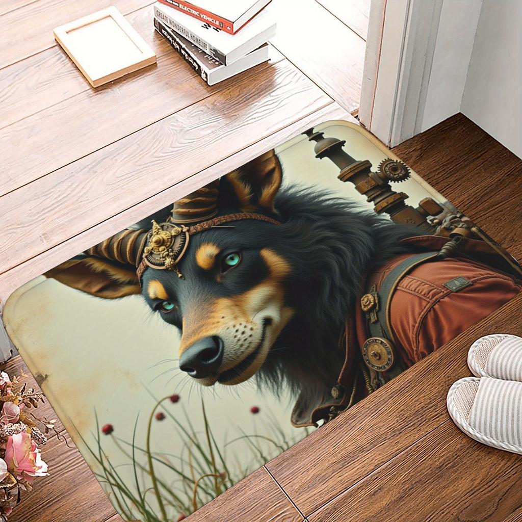 1PC Buttle Tea Hamster Kitchen Rug Non-Slip Door Mat Pop design Bathroom Rug Bath Mat Carpet for Home Sink Laundry ecoreeree