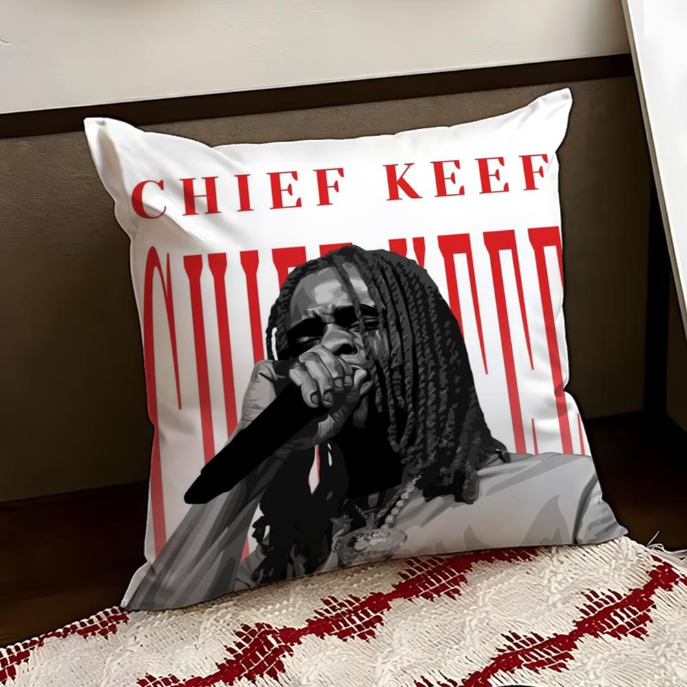 Rapper CChief KKeef Cushion Cover Reversible Soft Durable Pillow Cover Home Car MultiScene Use for Daily Comfort