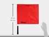 MIKASA Linesman Flag for Volleyball, Red, with Case, BA-17