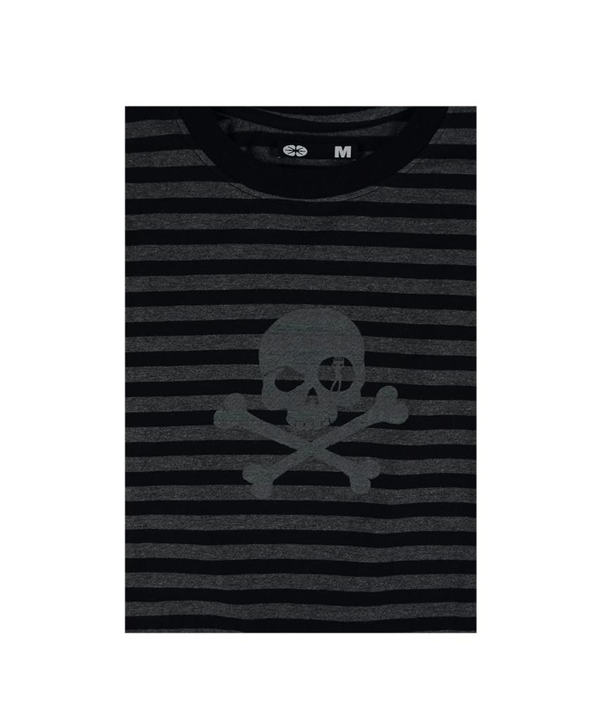 Полосатая футболка с длинным рукавом Ialtial Skull