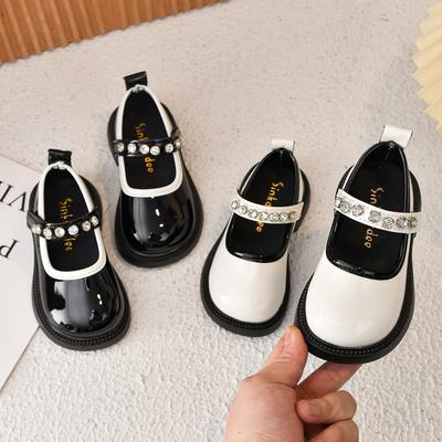 Весенне-осенний новый модный тренд, удобные кожаные туфли на мягкой подошве для девочек