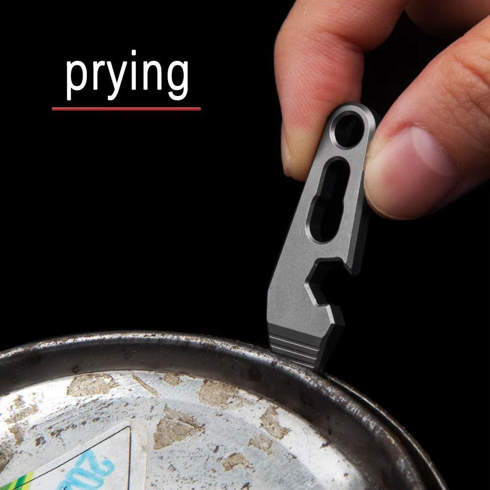 Wear-resistant Mini Pry Bar Durable Keychain Pendant Hexagon Wrench Small Tools Portable