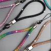Keychain Rhinestone Phone Lanyard Bright Wrist Straps Glitter Hanging Cord  Phone Accessories
