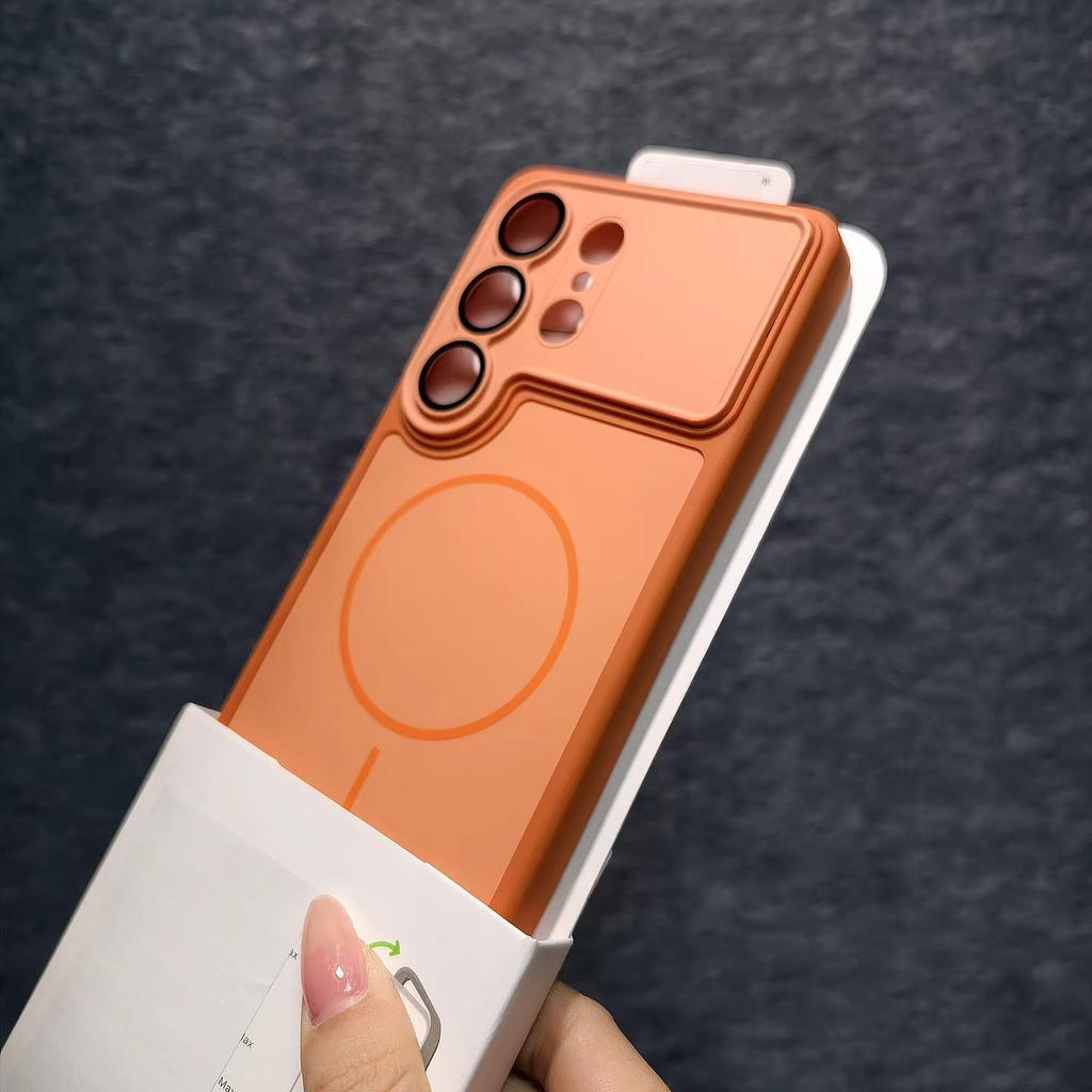 Matte for  Camera Film Case for Samsung Galaxy S26 Ultra Plus Magnetic Wireless Charging Frosted Shockproof Cover