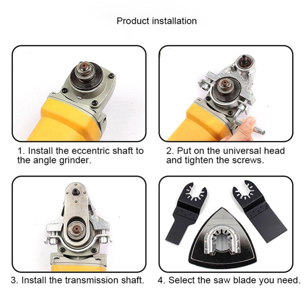 Угловая шлифовальная машина для универсального преобразования Угловая шлифовальная машина Универсальный адаптер головки Инструмент для обрезки