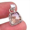 Natural Ametrine Gemstone Handmade 925 Solid Sterling Silver Pendant 1.25" W6o87