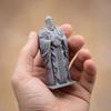 3D-печатная фигурка иерарха Средневековая Винтажная Резьба Статуя Мужчины Скульптура Орнамент для Кабинета Книжной Полки Домашнего Офиса Декор