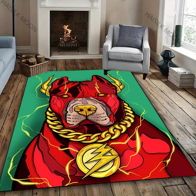 Новый ковер с принтом собаки Американский Булли АПБТ Питбуль! Противоскользящая Звукоизоляция, Коврик для Входной Двери в Гостиную Спальню, Ковер для Дивана